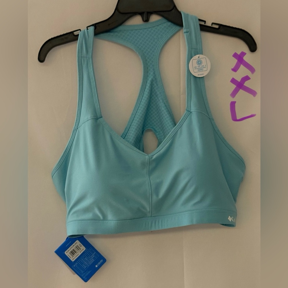 Columbia Women's Light Blue Sports Bra